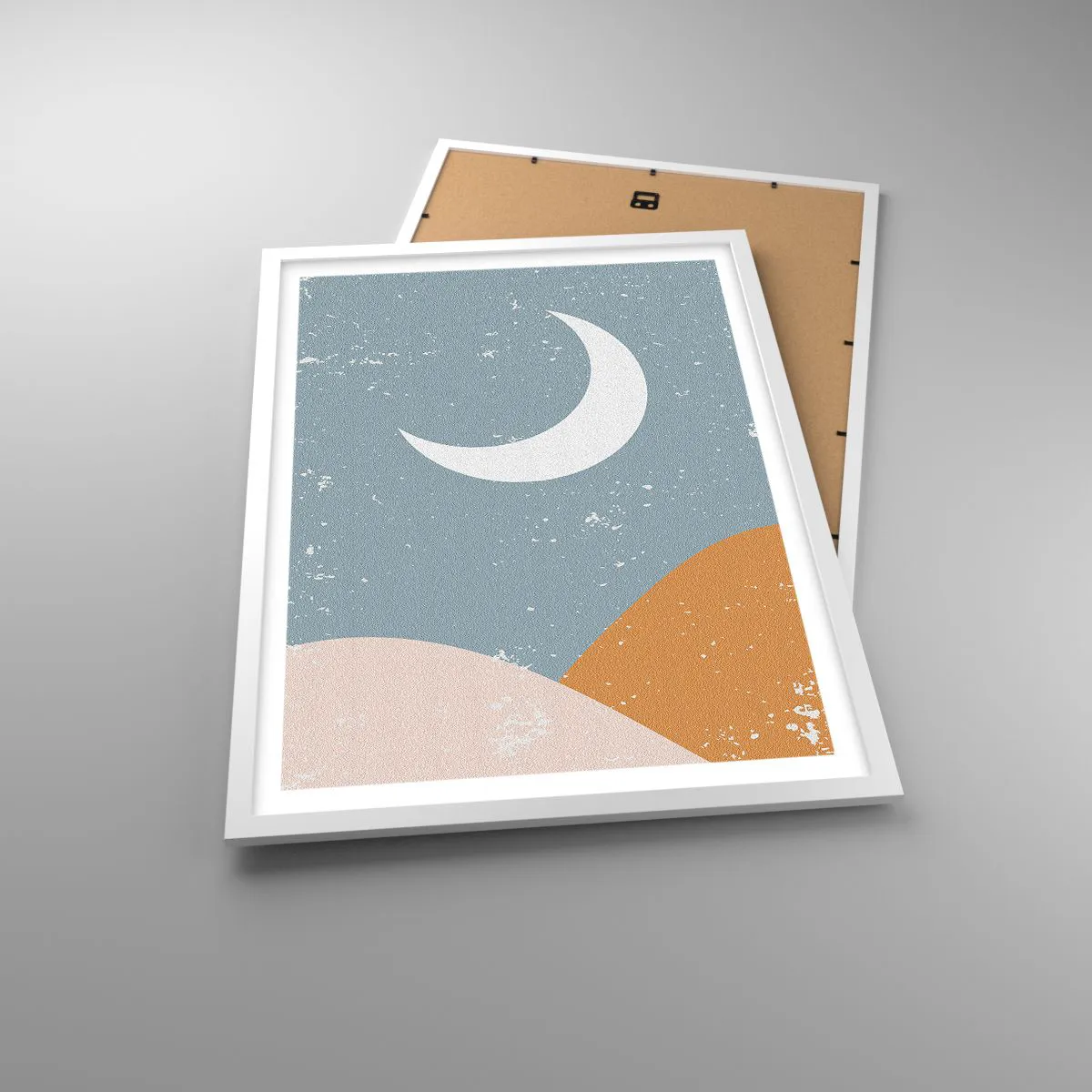 Poster in cornice bianca - Il miracolo di molte notti - 50x70 cm