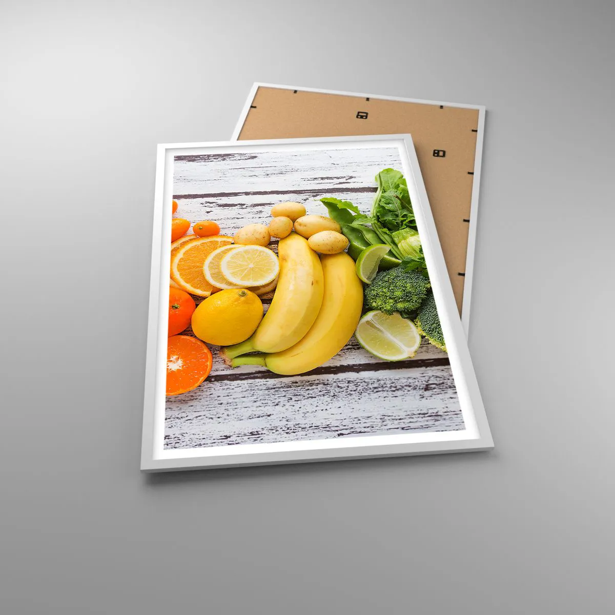 Affiche dans un cadre blanc - Poster - Ce n'est pas suffisant? - 61x91 cm