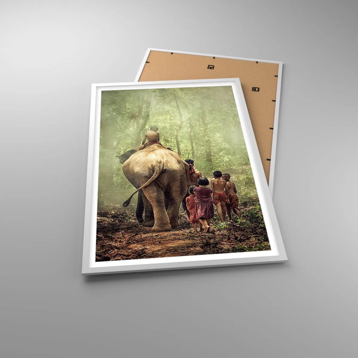 Poster in een witte lijst - Nieuw Jungle Boek - 61x91 cm