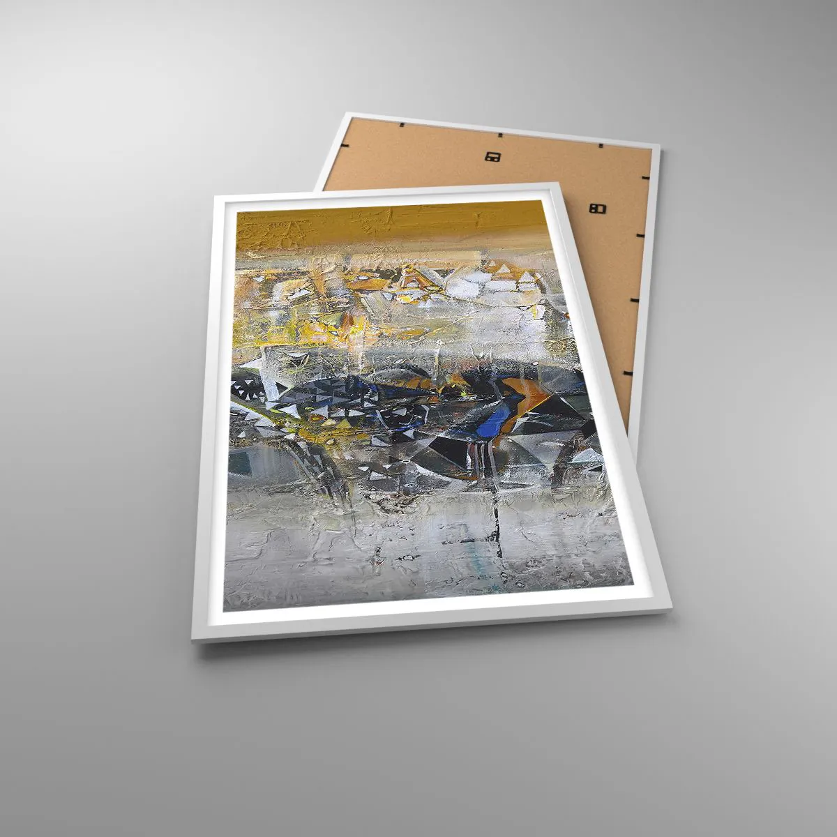 Affiche dans un cadre blanc - Poster - Tout se met en place - 61x91 cm