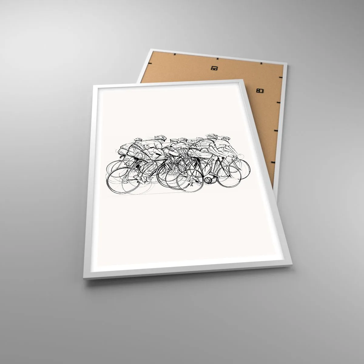 Plakat w białej ramie - Wespół w zespół - 61x91 cm