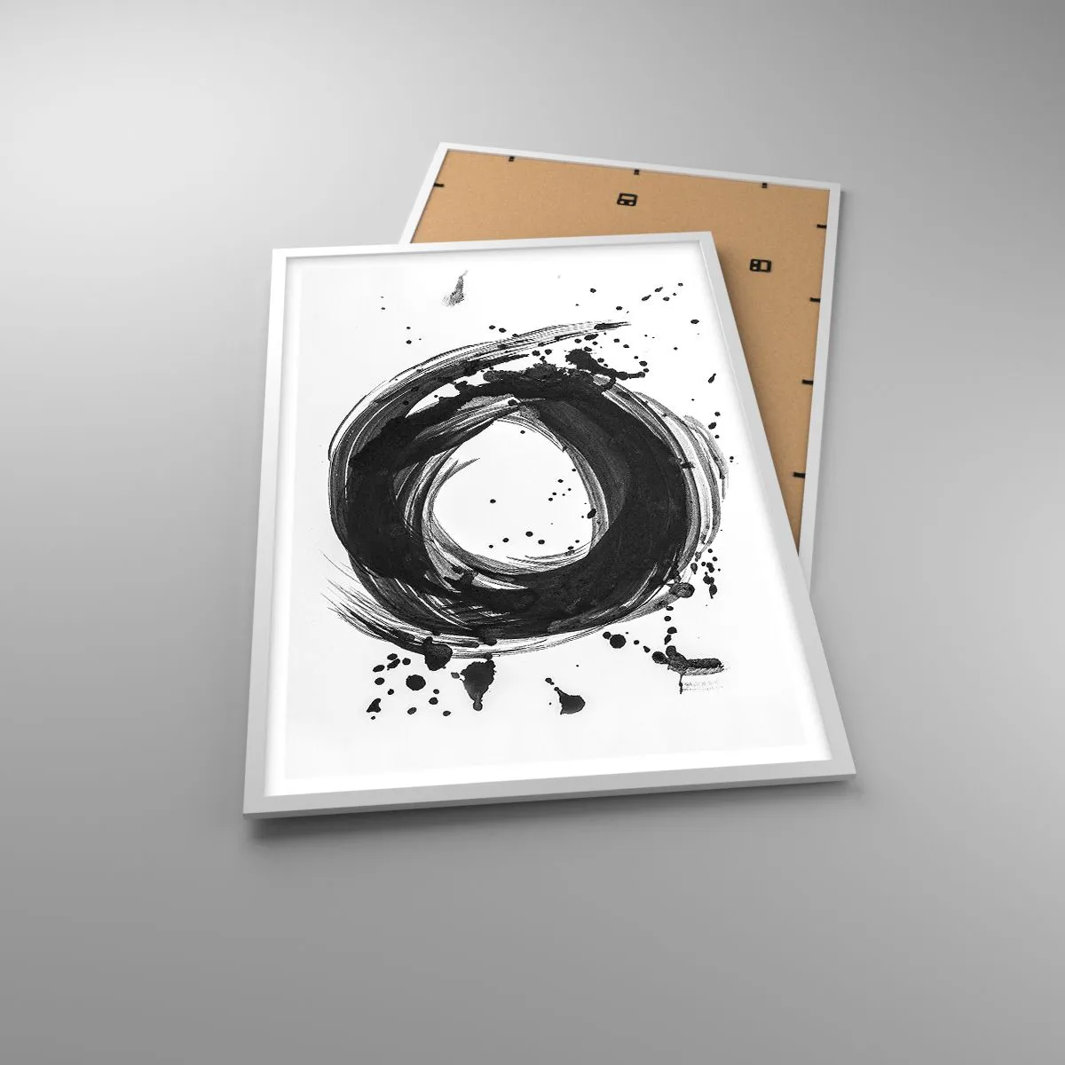Póster en marco blanco - El torbellino de la creación - 61x91 cm
