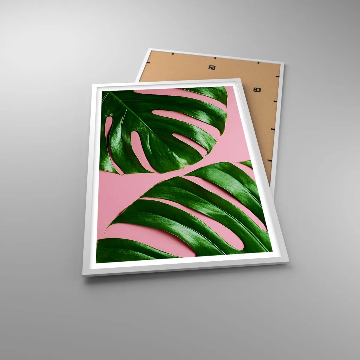 Affiche dans un cadre blanc - Poster - Rendez-vous vert - 61x91 cm