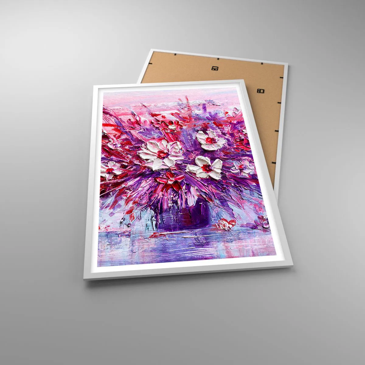 Poster in cornice bianca - Innocenza e passione - 61x91 cm