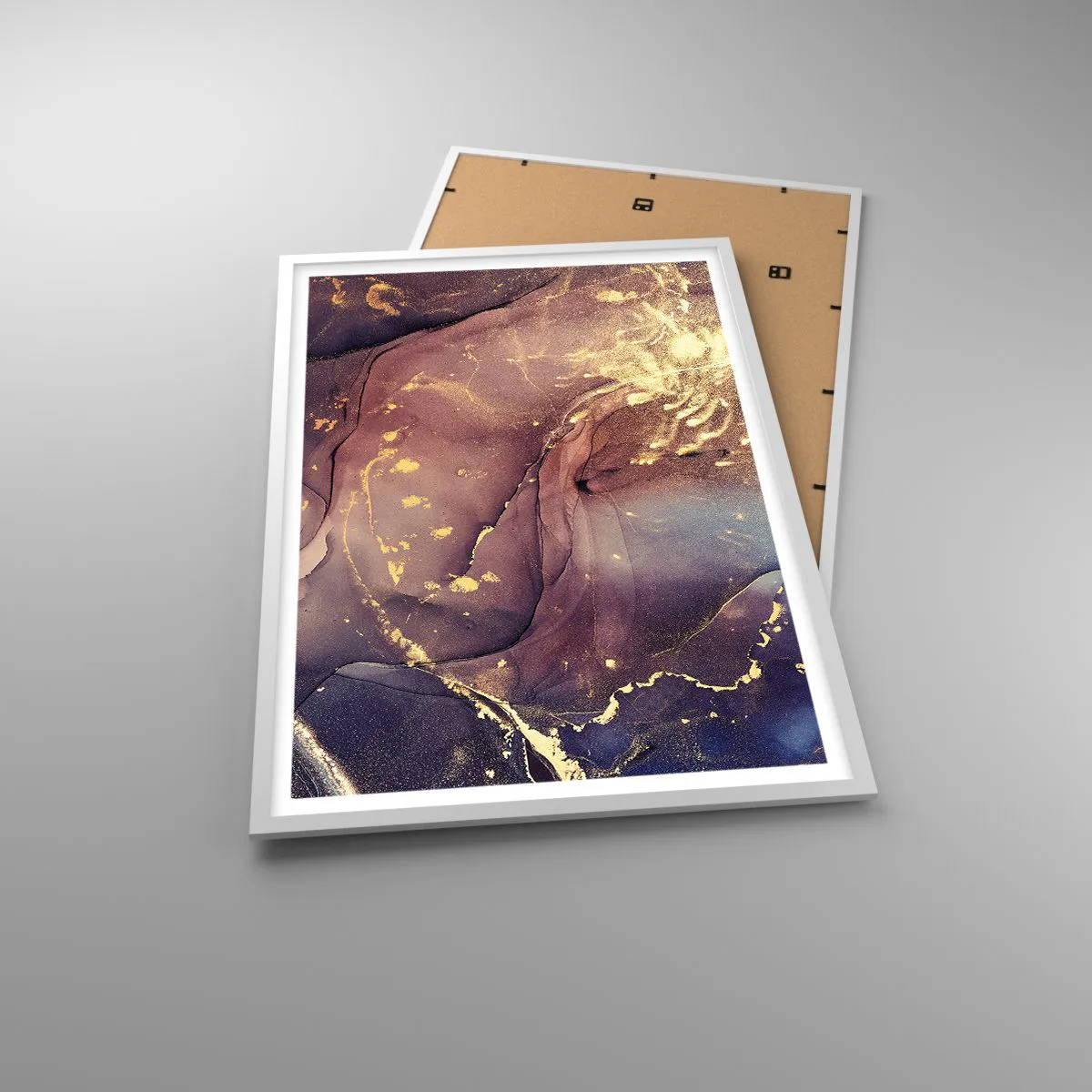 Affiche dans un cadre blanc - Poster - Matière et esprit - 61x91 cm