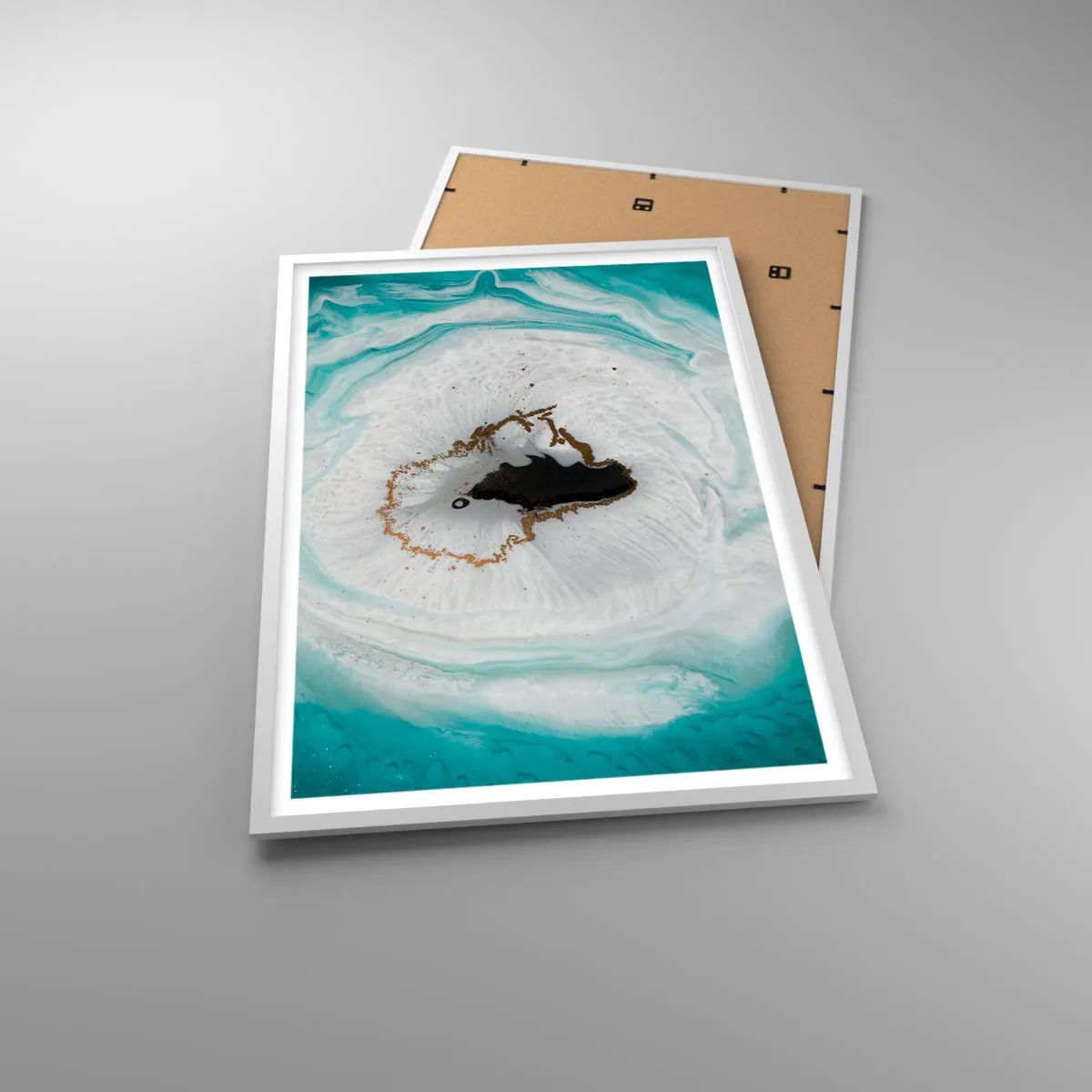 Plagát v bielom ráme - Preniknúť dovnútra - 61x91 cm