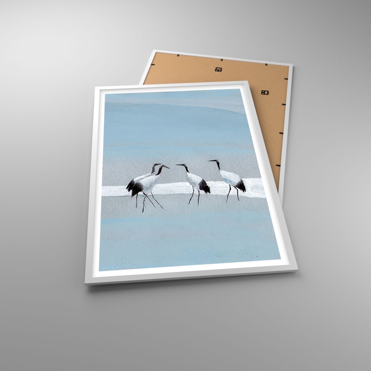 Poster Gli Uccelli, Poster Gru, Poster Natura, Poster Giappone, Poster Cultura