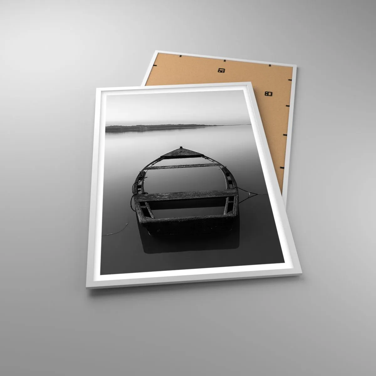 Poster in white frmae - Longing and Melancholy - 61x91 cm