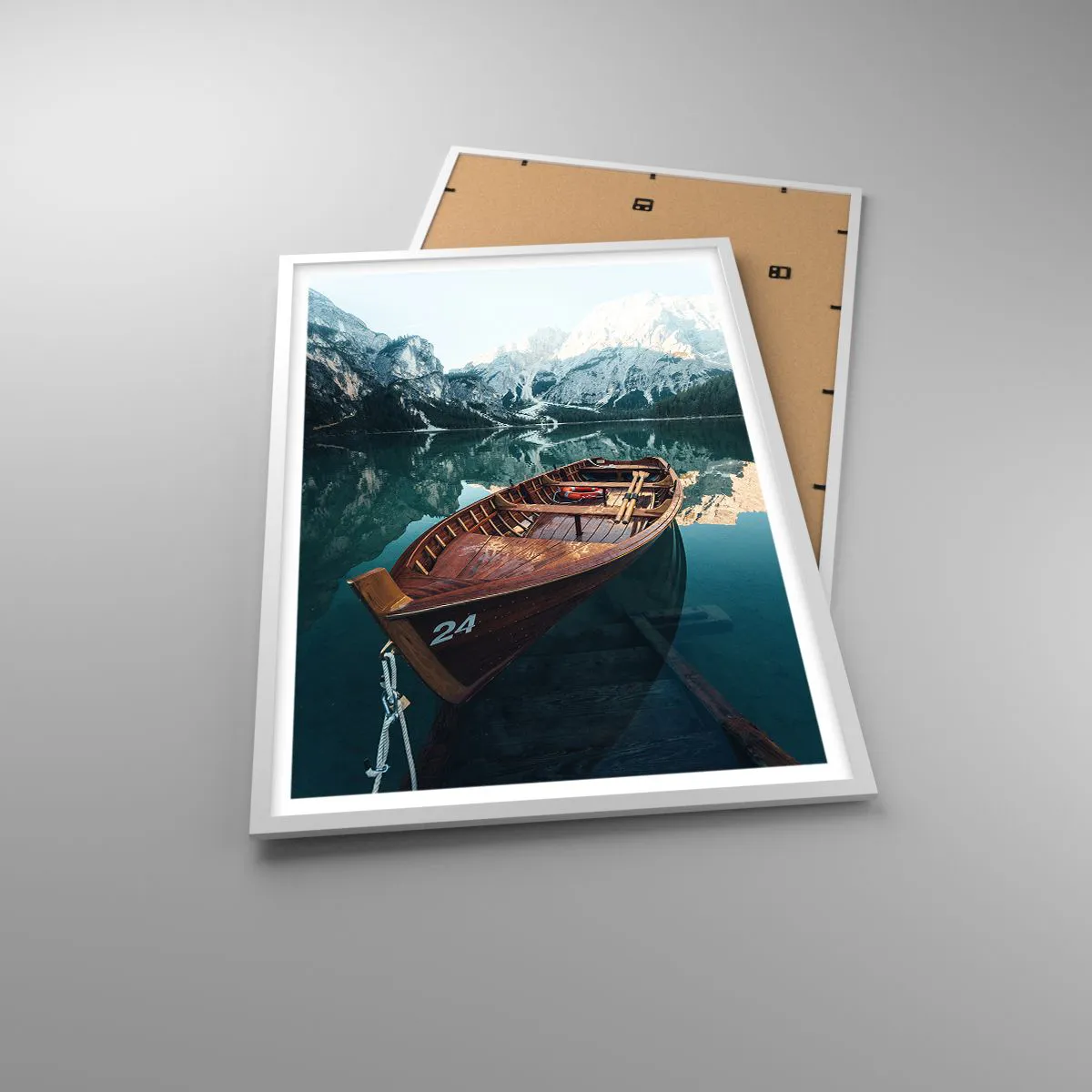 Poszter fekete keretben - Üvegre festve - 61x91 cm