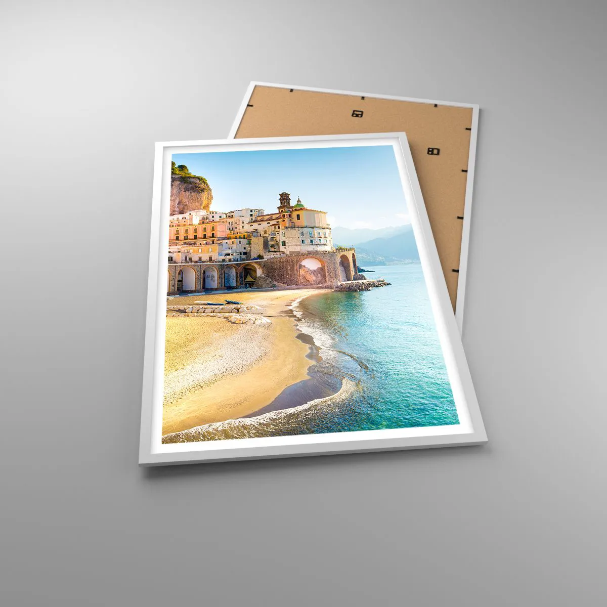 Poster în ramă albă - Un oraș incredibil - 61x91 cm