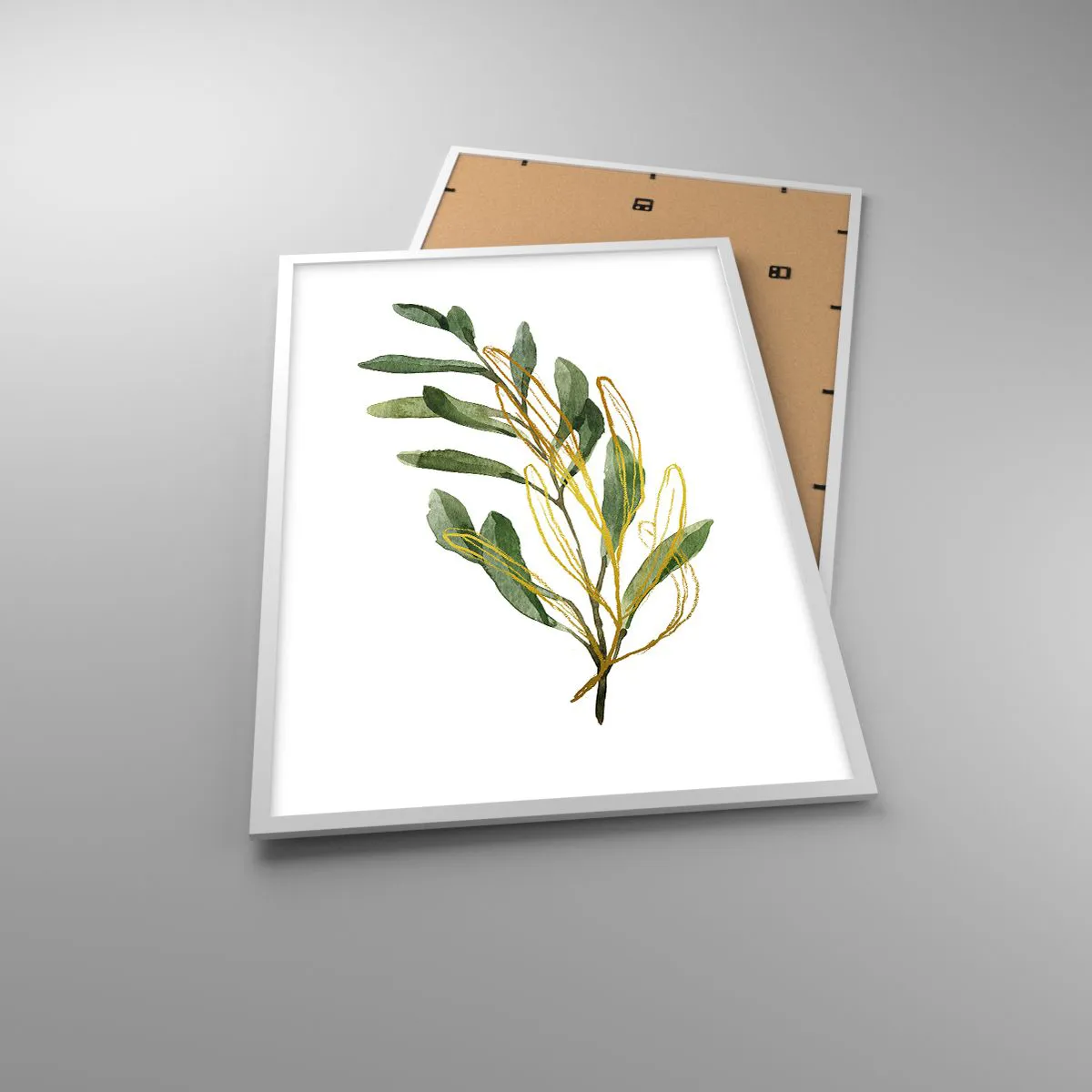 Poster in white frmae - All that Is Good - 61x91 cm