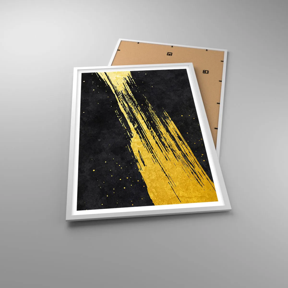 Plakát v bílém rámu - Skok do hyperprostoru - 61x91 cm