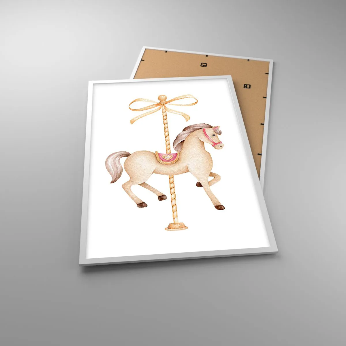 Poszter fekete keretben - Kecses vágtával - 61x91 cm