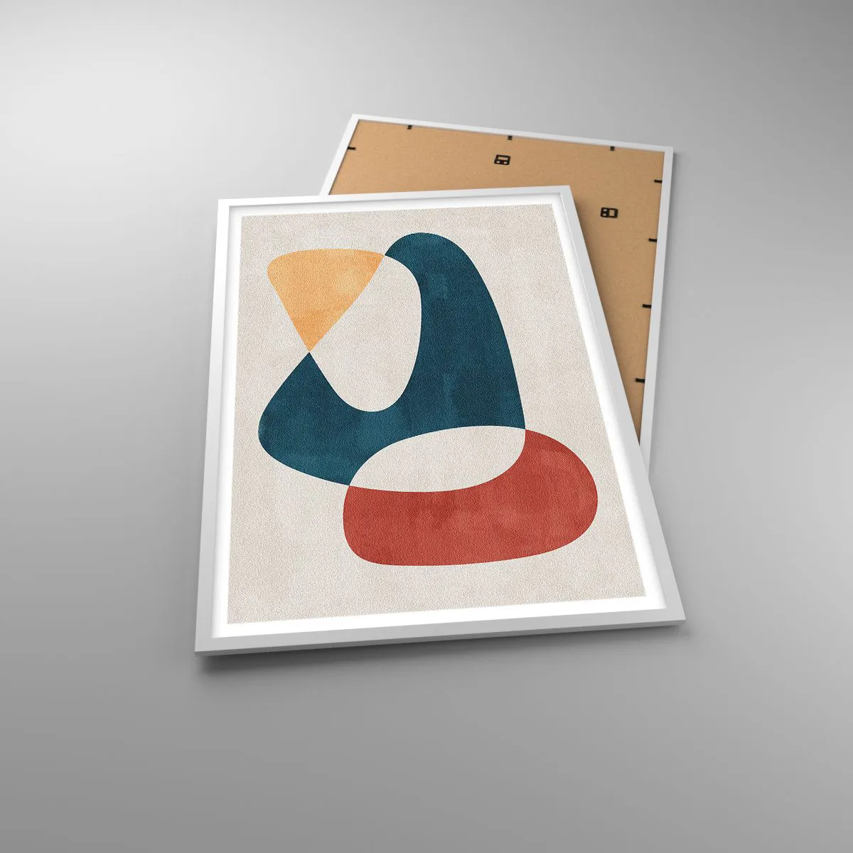 Poster in einem weißen Rahmen - Einflüsse und Metamorphosen - 61x91 cm