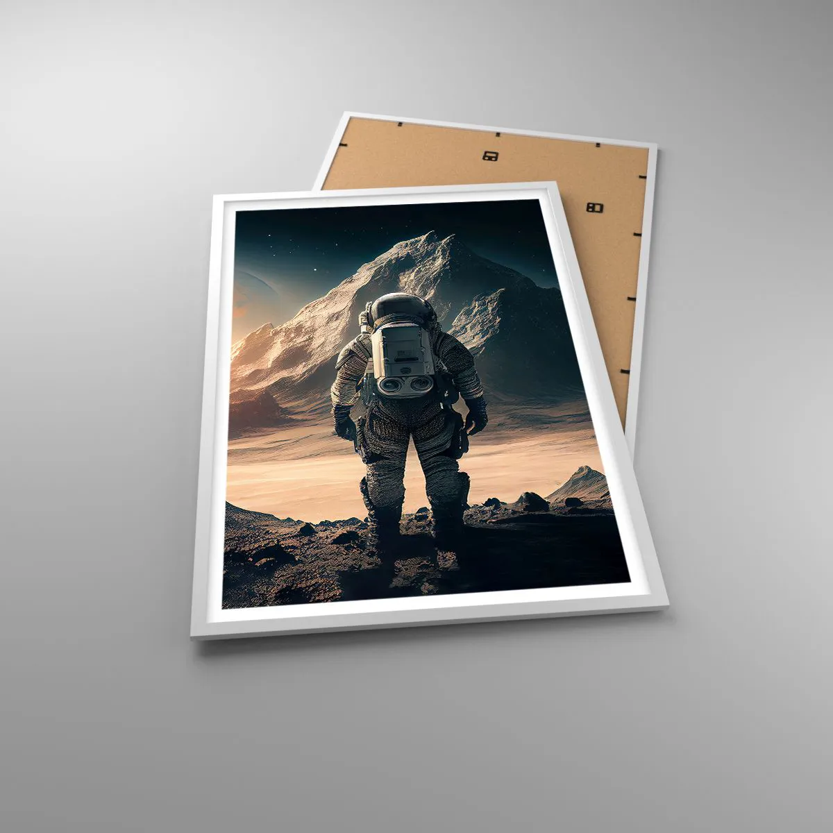 Plagát v bielom ráme - Nová výzva - 61x91 cm