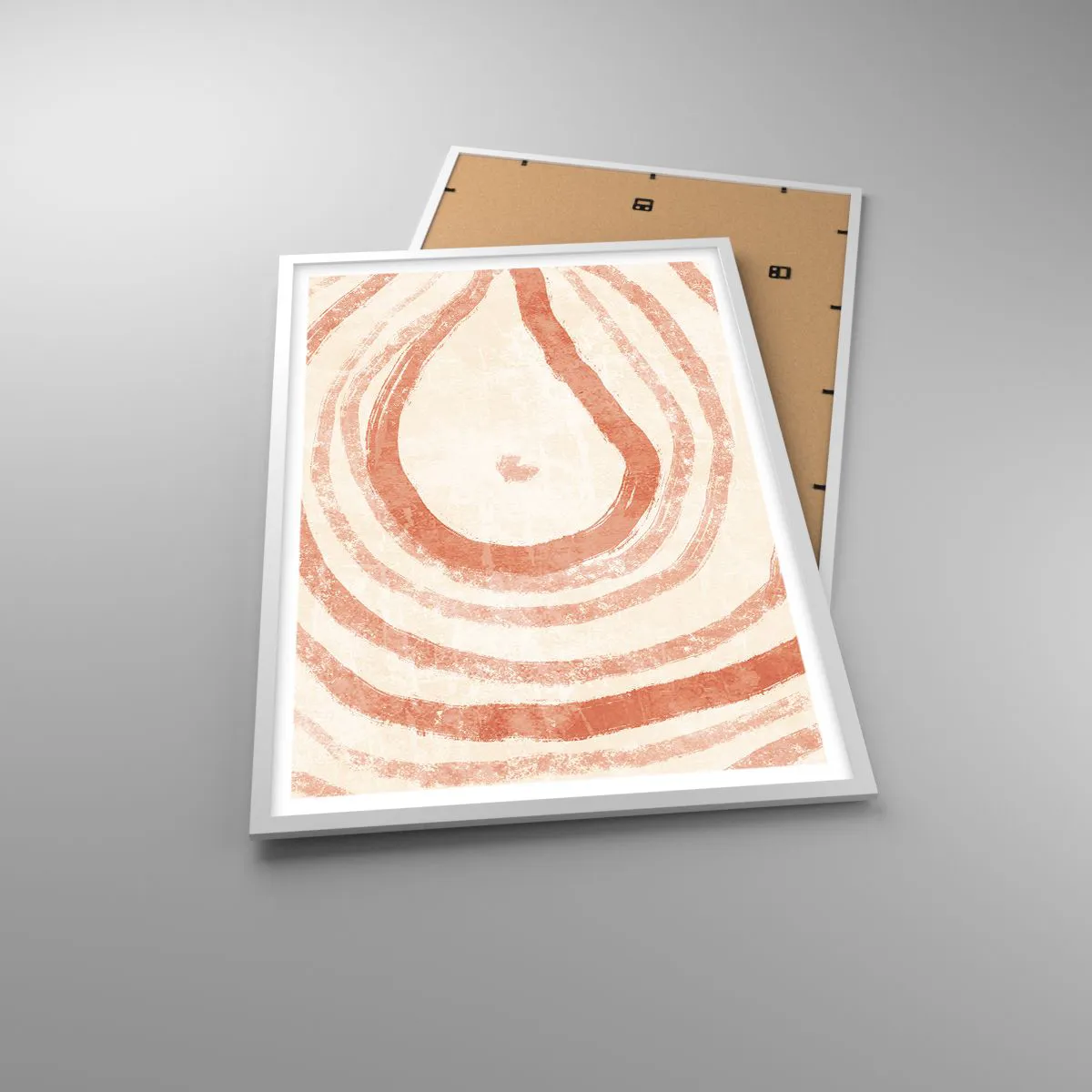 Poszter fekete keretben - Korallkörök - kompozíció - 61x91 cm