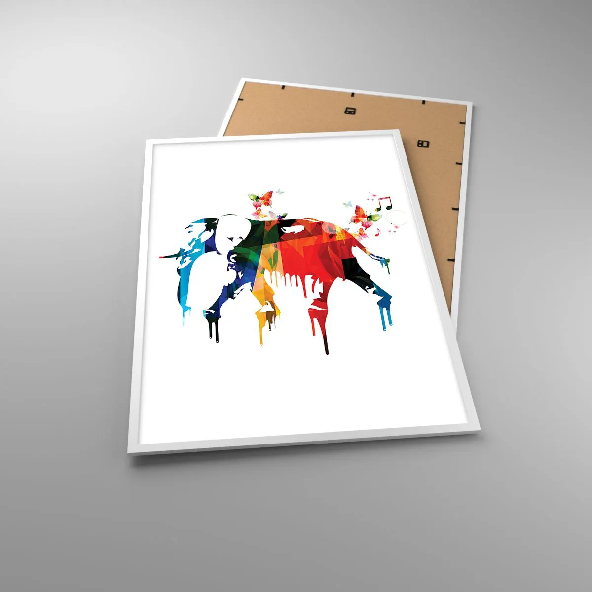 Affiche dans un cadre blanc - Poster - Tout le monde peut danser - 70x100 cm