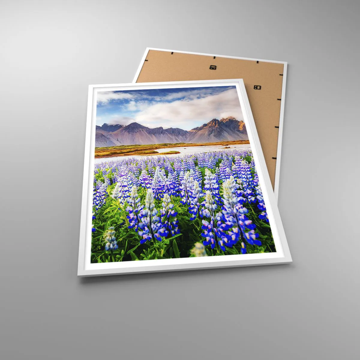 Poster in white frmae - Strength and Severity next to Sweetness - 70x100 cm