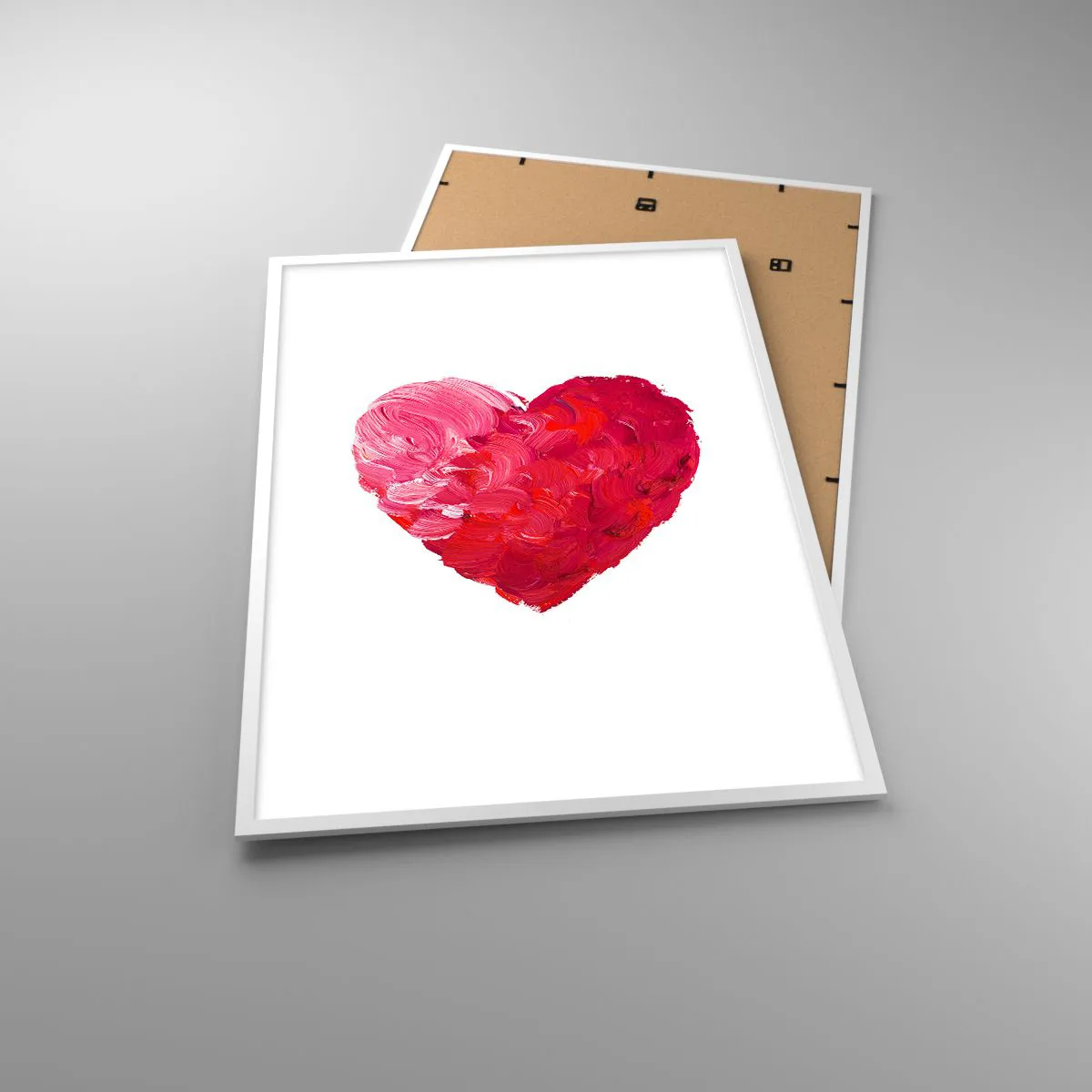 Plakat i hvid ramme - All you need is love - 70x100 cm