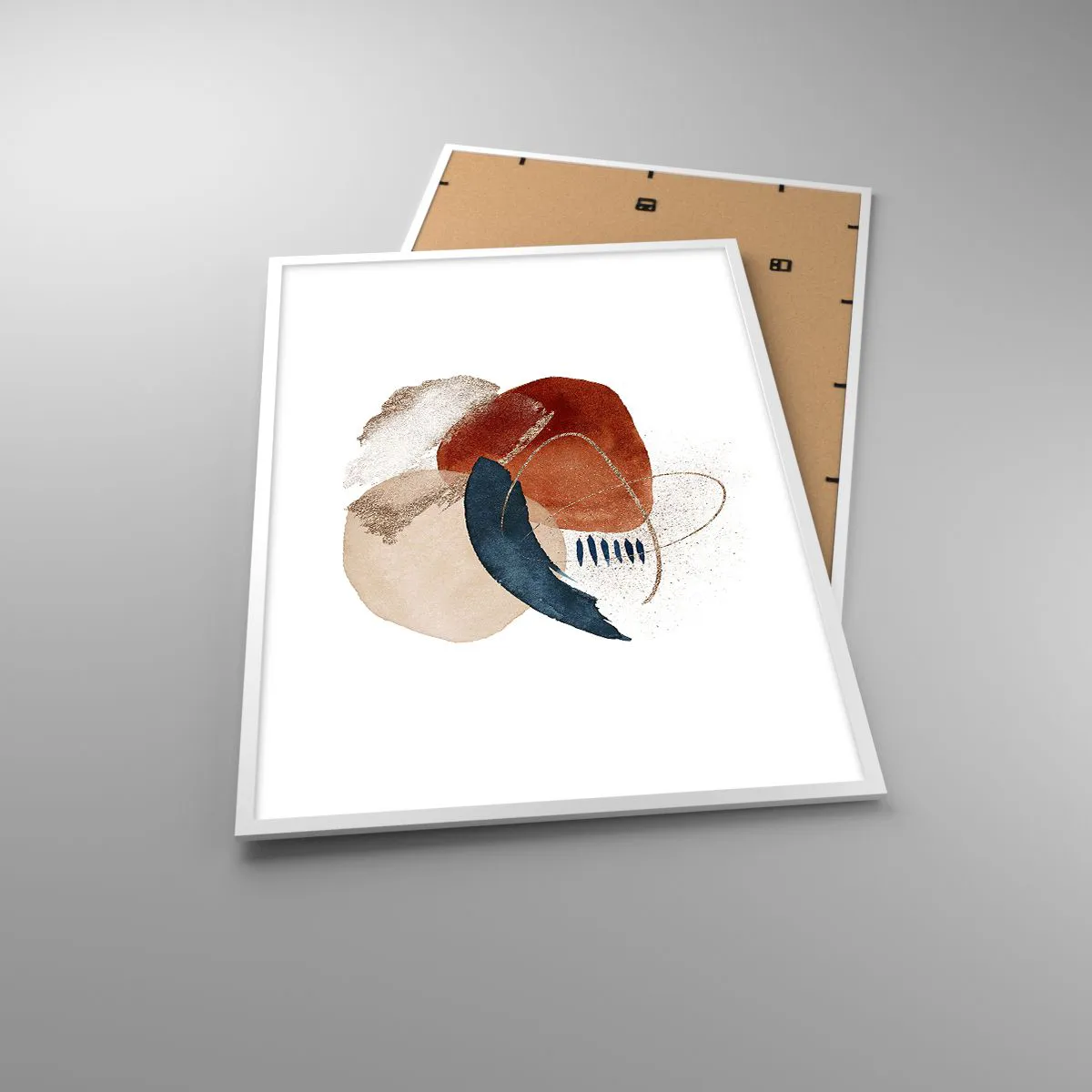 Poszter fekete keretben - Ovális kompozíció - 70x100 cm