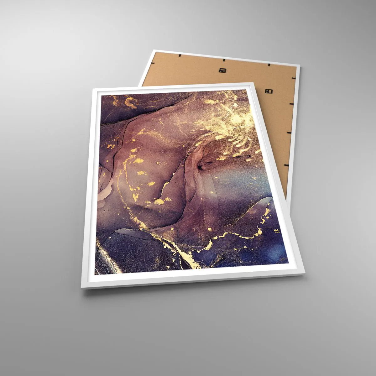 Poster in een witte lijst - Materie en geest - 70x100 cm