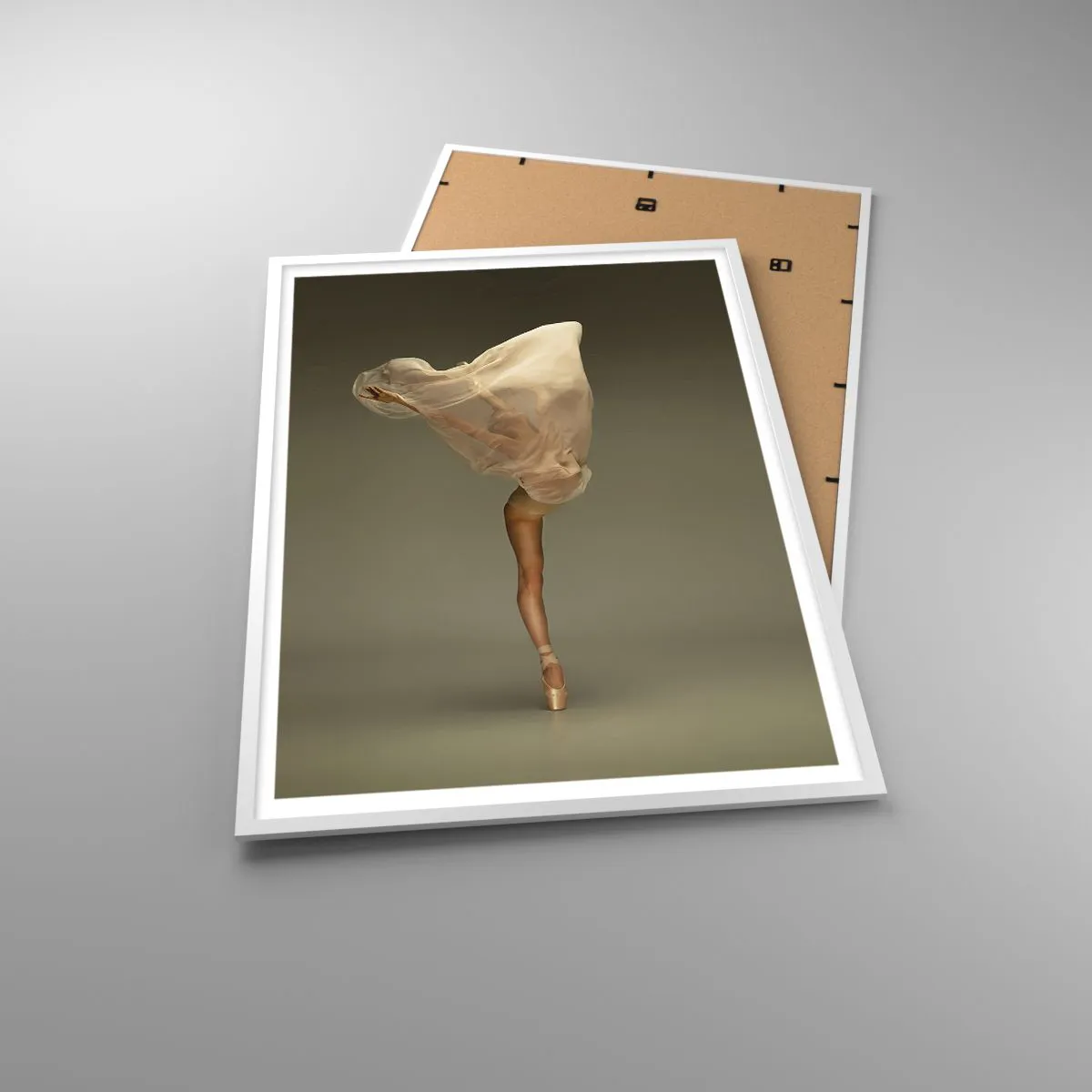 Affiche dans un cadre blanc - Poster - Il va bientôt s'envoler - 70x100 cm