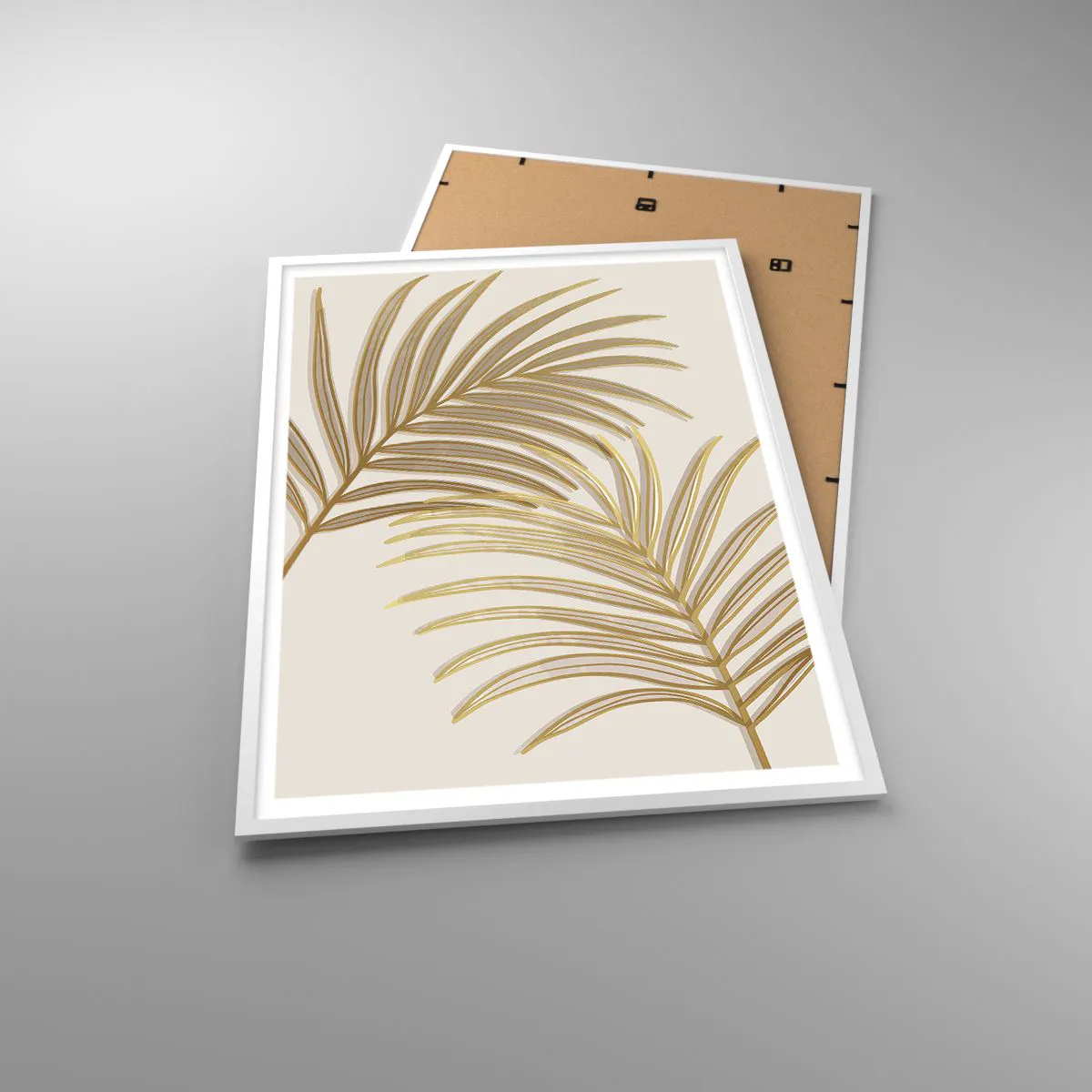 Plagát v bielom ráme - Zlatá palma! - 70x100 cm