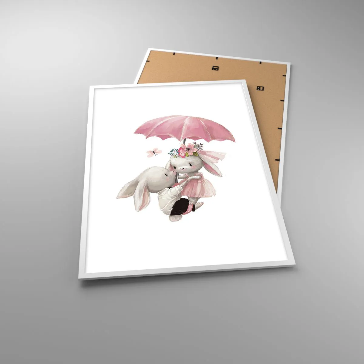 Poster in white frmae - This Is Love - 70x100 cm