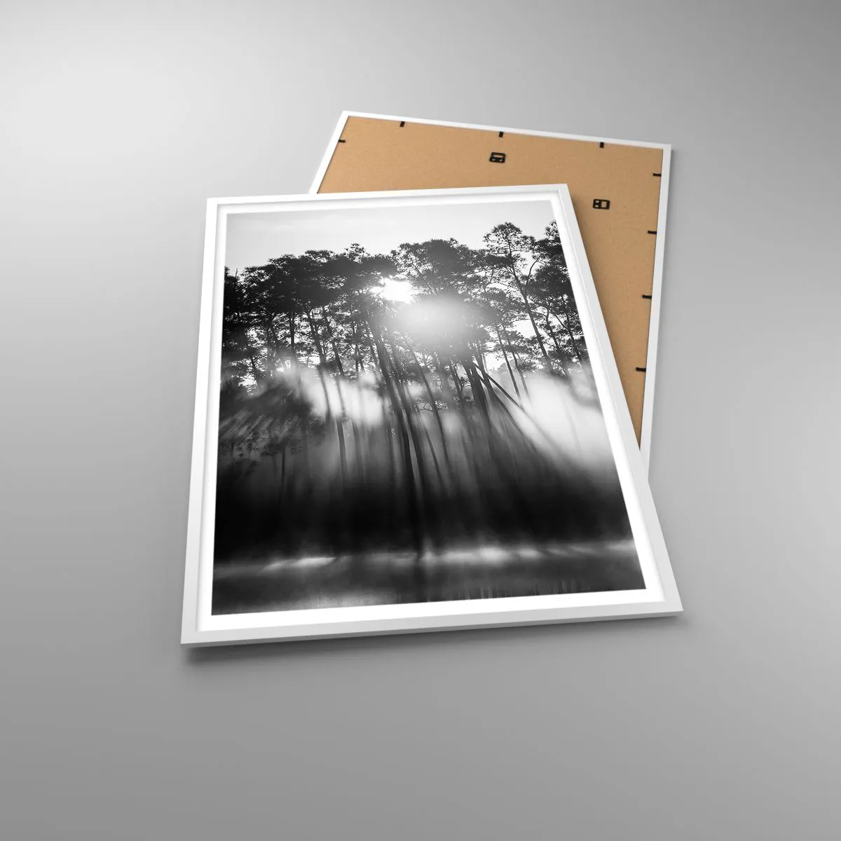 Affiche dans un cadre blanc - Poster - Soleil inarrêtable - 70x100 cm