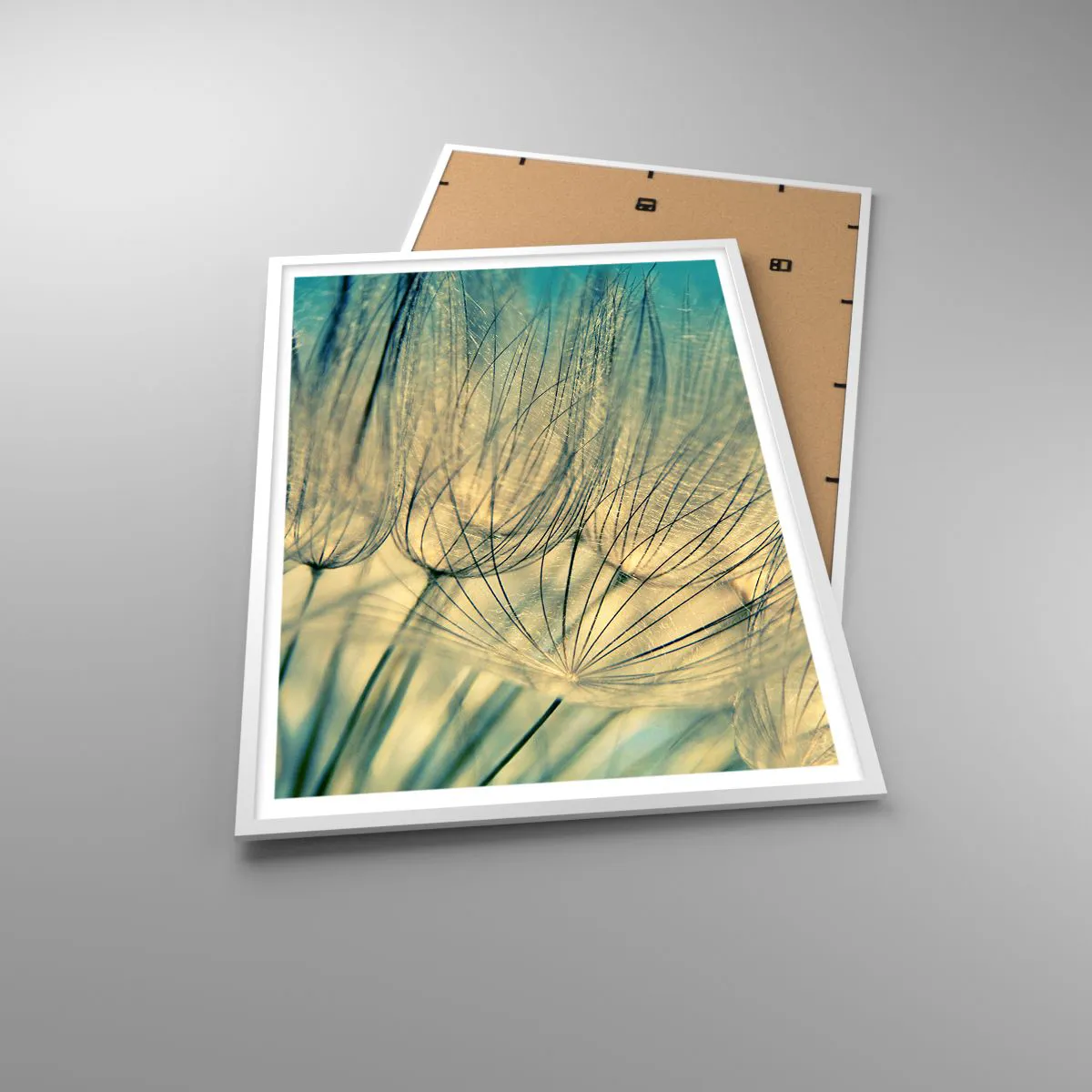 Plakát v bílém rámu - Čekání na vítr - 70x100 cm