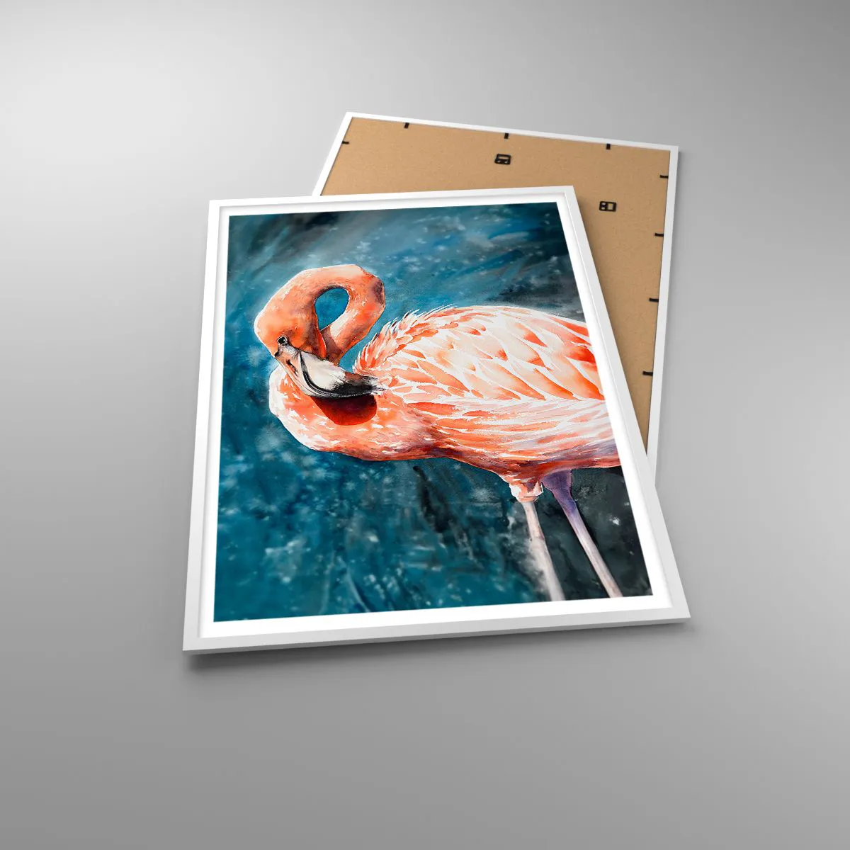 Affiche dans un cadre blanc - Poster - Décoratif par nature - 70x100 cm