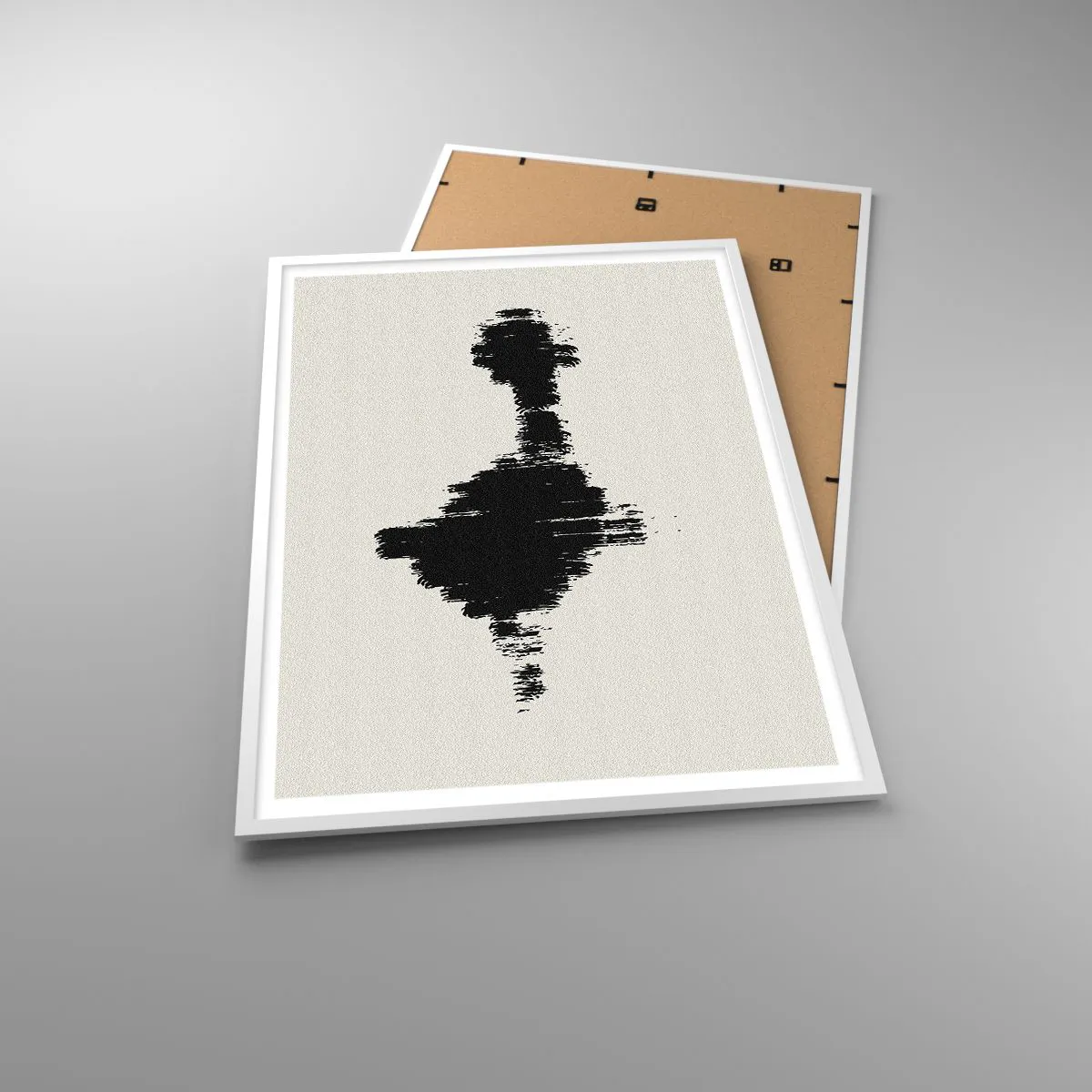 Plakat i hvid ramme - Fantasiens vibrationer - 70x100 cm