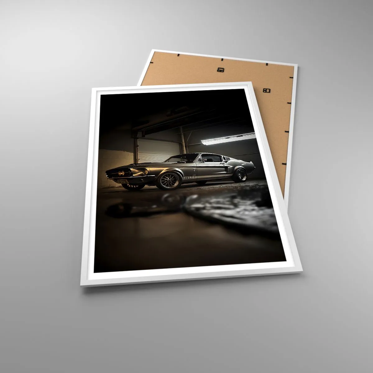 Poszter fekete keretben - Visszatérés a múltba - 70x100 cm