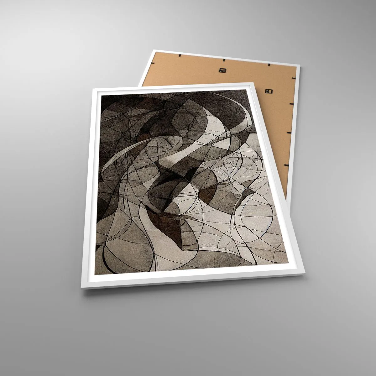 Plagát v bielom ráme - Obeh farieb Zeme - 70x100 cm