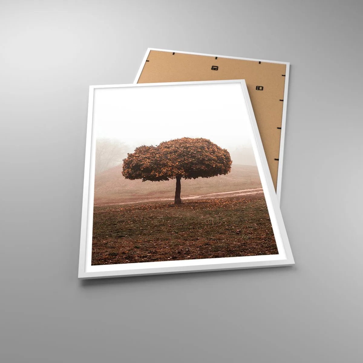 Affisch i vit ram - Efter en hektisk sommar - 70x100 cm