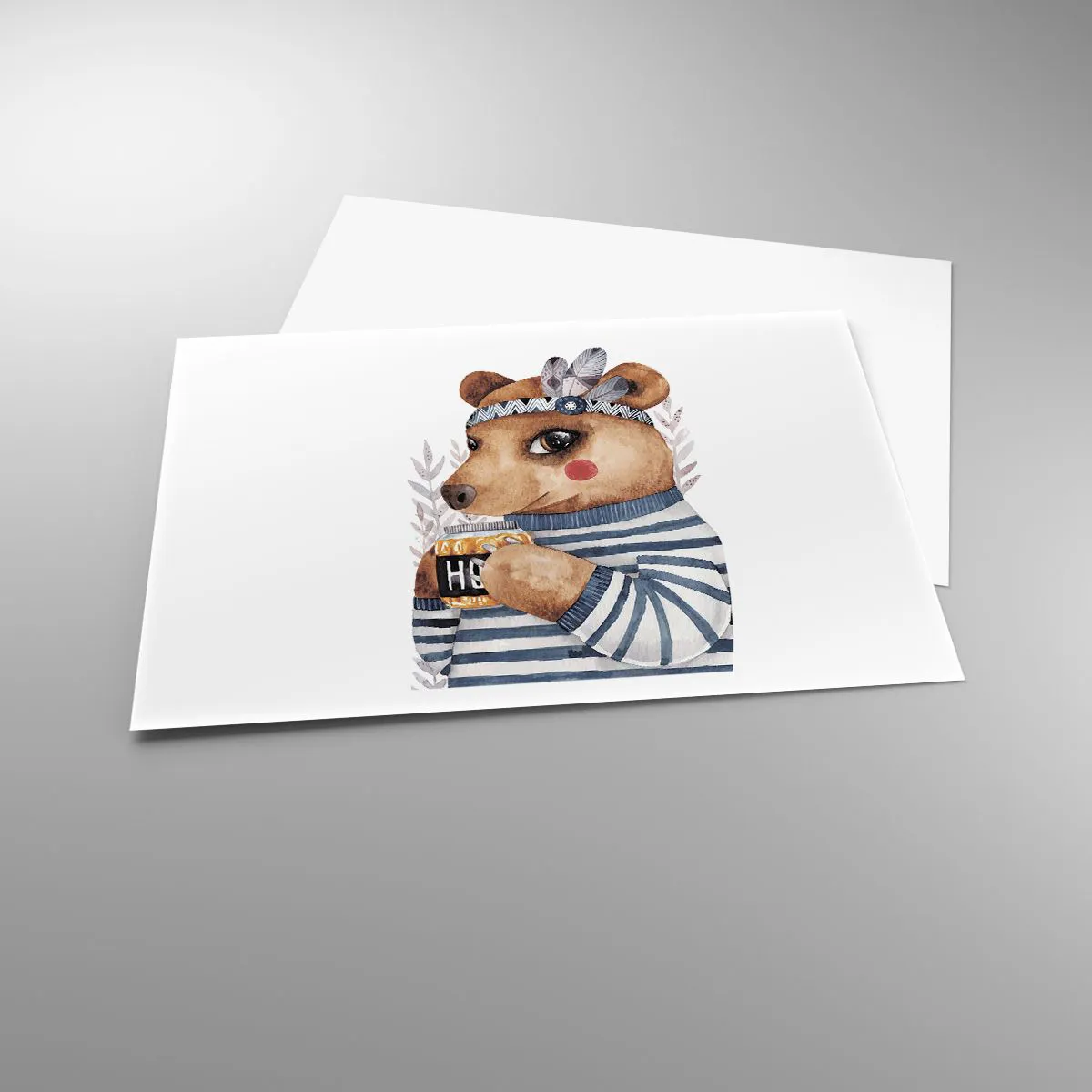 Plakát - Sladký medvídek - 100x70 cm