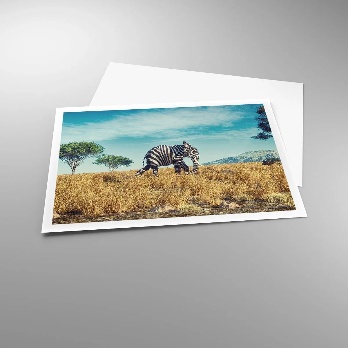 Poster - Greyness Is Not In Fashion - 100x70 cm