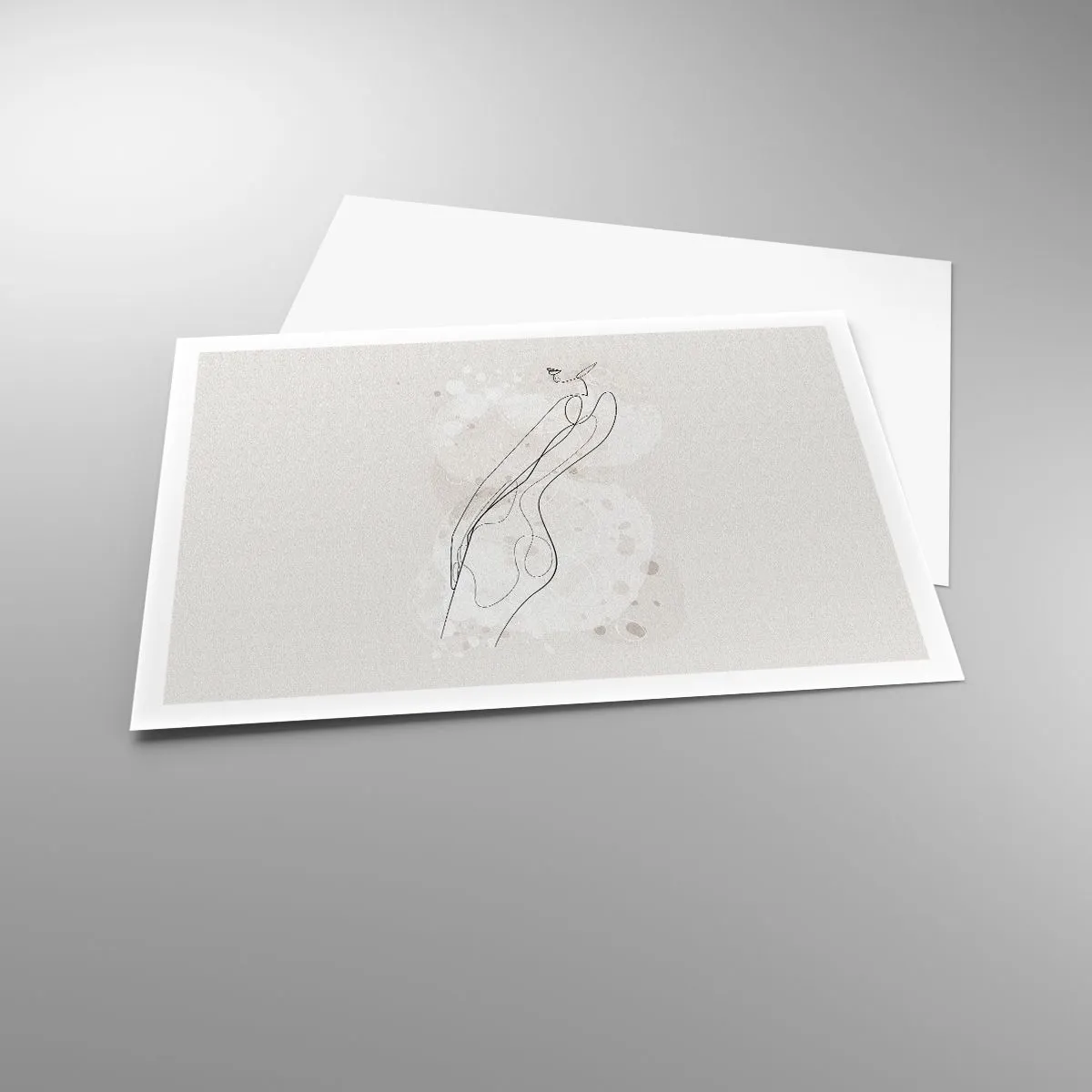 Plakat - At forvilde sig med blikket - 100x70 cm