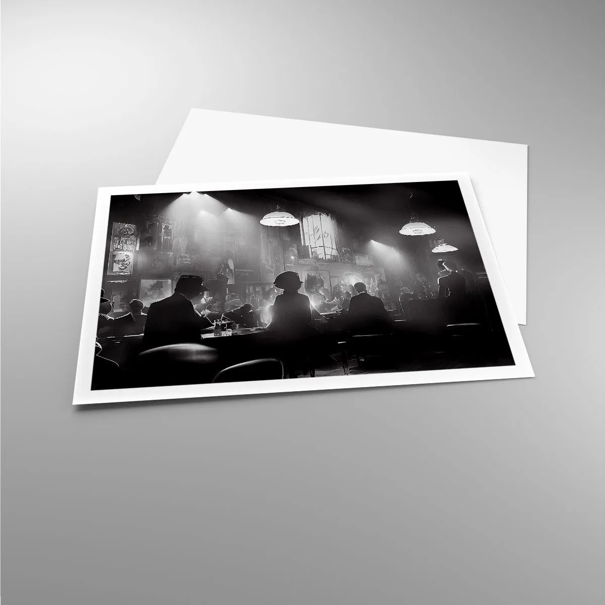 Plakat - I en jazzet stemning - 100x70 cm
