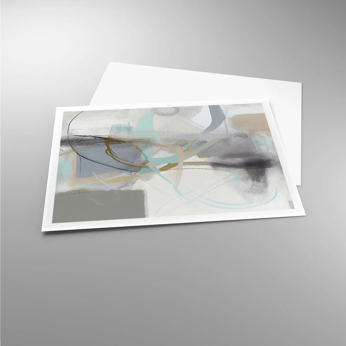 Pôster - Abstração enevoada - 100x70 cm