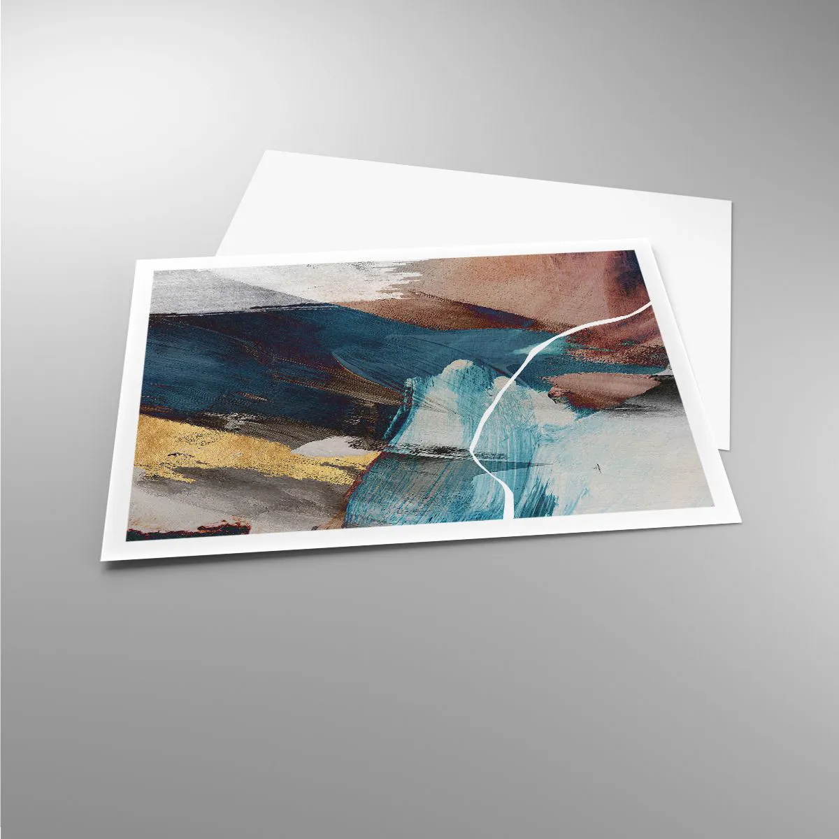 Affisch - Med styrka och energi - 100x70 cm