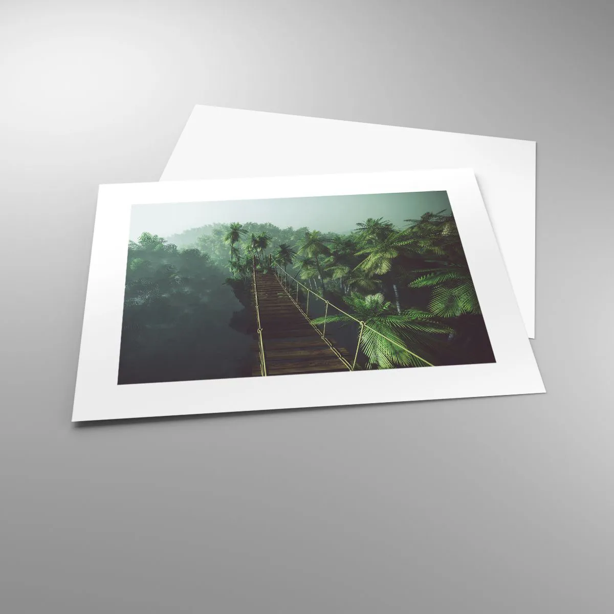 Affisch - Över grönskans kaos - 40x30 cm