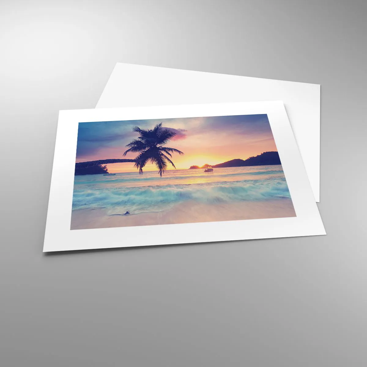 Affiche - Poster - Une soirée à la baie - 40x30 cm