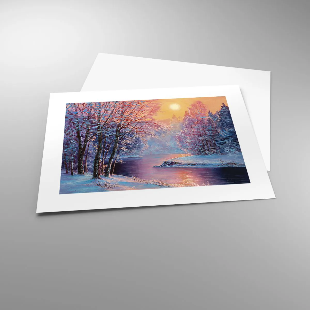 Poster - Die Farben des Winters - 40x30 cm