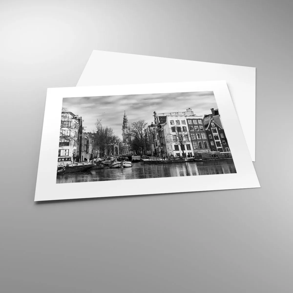 Poster - Amsterdamer Atmosphäre - 40x30 cm