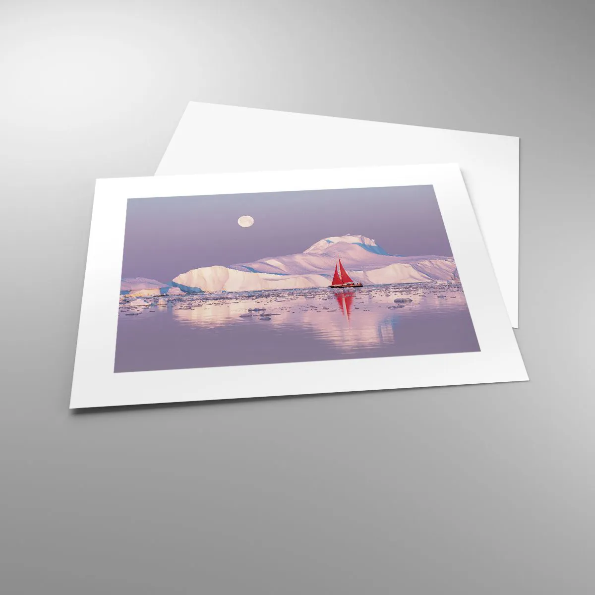 Affisch - Seglens glöd, isens kyla - 40x30 cm