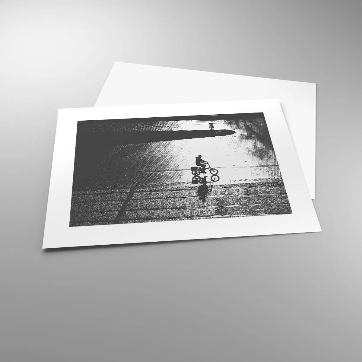 Poster - Straight ahead, through the City - 40x30 cm