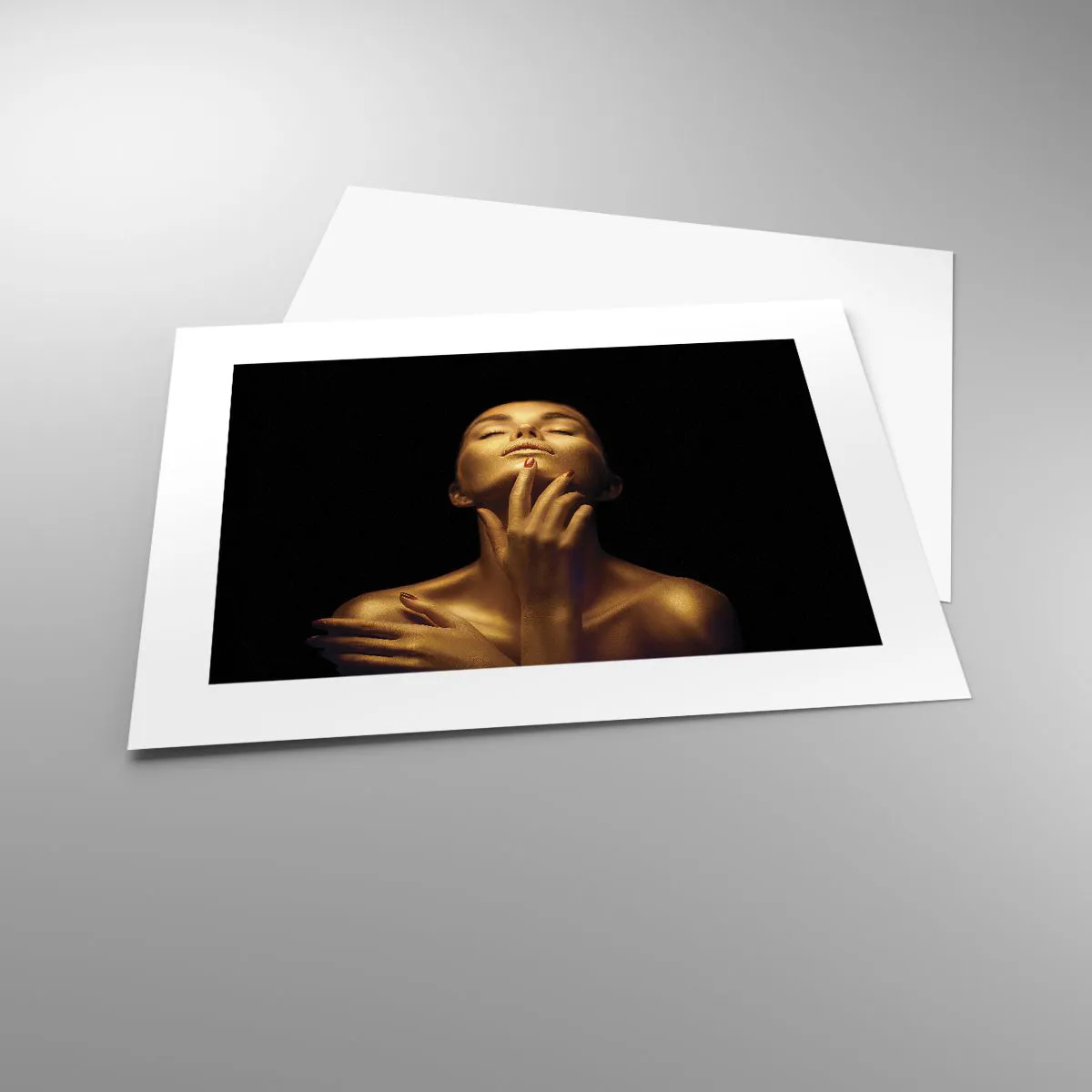 Pôster - Como seda dourada - 40x30 cm