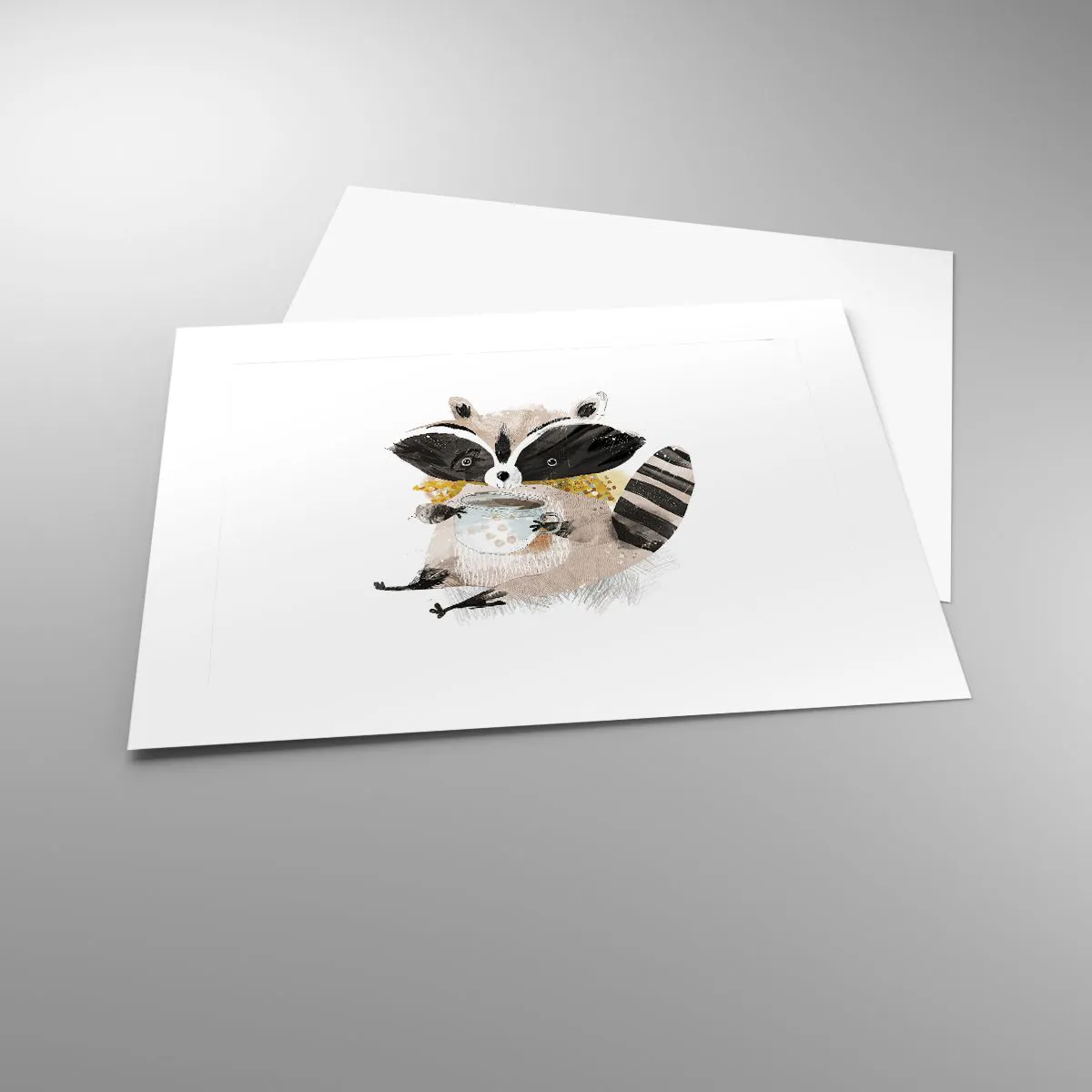 Poster - Mein Freund der Waschbär - 40x30 cm