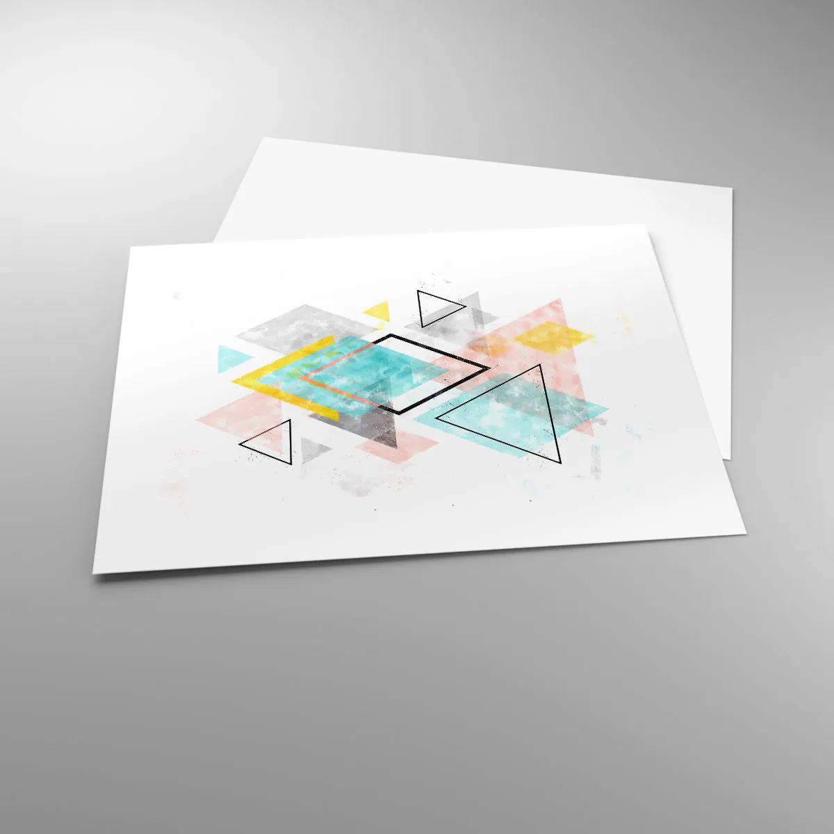 Pôster - Jogo geométrico - 40x30 cm